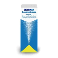 Abiogen Deltarindek Spray nasale decongestionante per il raffreddore e le riniti, 10 ml