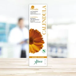 Aboca Biopomata Calendula Cosmentico Biologico per Pelli Sensibili, Azione Emolliente e Lenitiva, 50ml