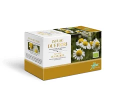 Aboca Camomilla Due Fiori Integratore Antiossidante Sonno e Serenità, 20 Bustine