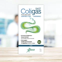 Aboca Coligas Fast Tisana Integratore Gas e Gonfiore Intestinali Apparato Gastrointestinale, 20 Bustine