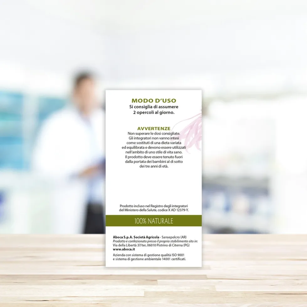 Aboca Echinacea Concentrato Totale Integratore Monoconcentrato Difese dell’organismo, 50 Opercoli