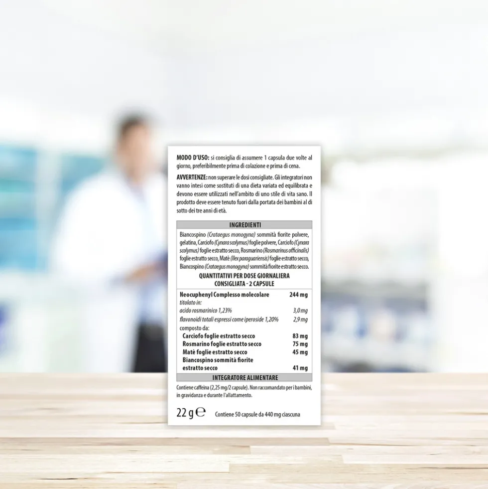 Aboca Epakur Advanced Integratore Salute del Fegato Depurazione e Vie Urinarie, 50 Capsule