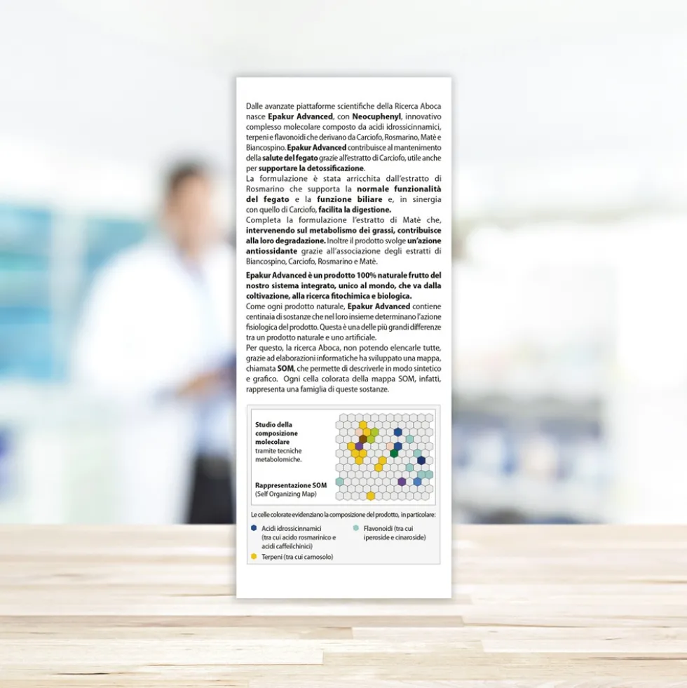 Aboca Epakur Advanced Sciroppo Integratore Salute del Fegato Depurazione e Vie Urinarie, 320g