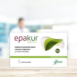 Aboca Epakur Digestive Tisana Integratore Salute del Fegato e Digestione Depurazione e Vie Urinarie, 20 Bustine