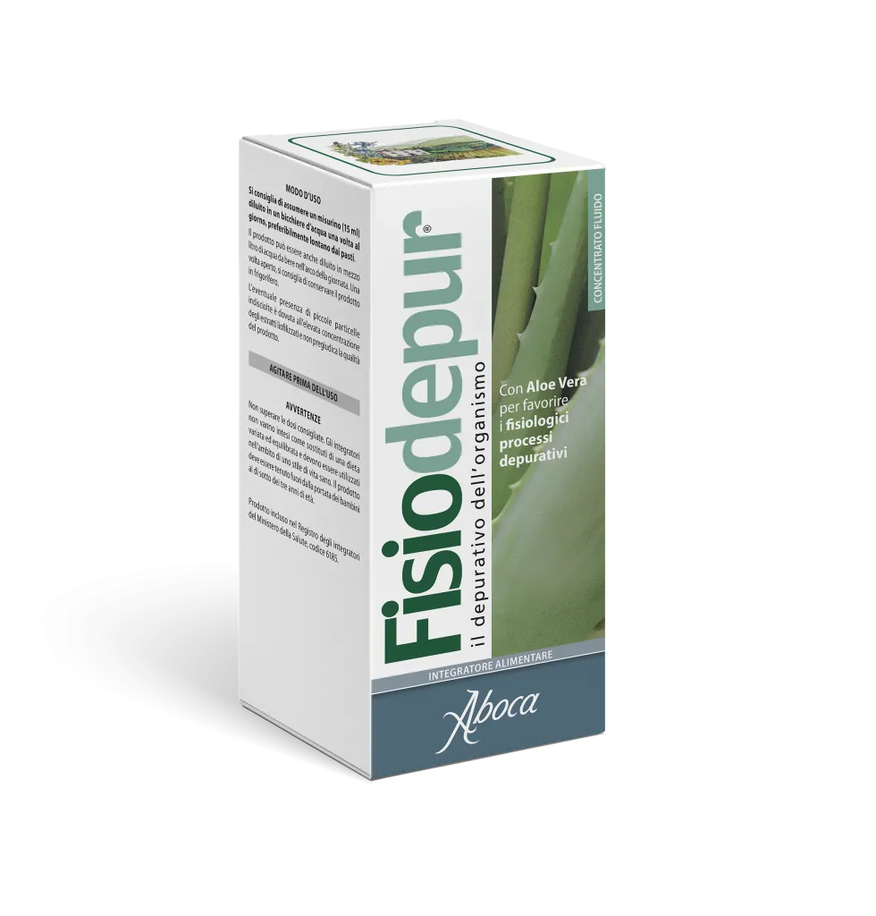 Aboca Fisiodepur - Concentrato Fluido Integratore con Aloe Vera Depurativo, 315g