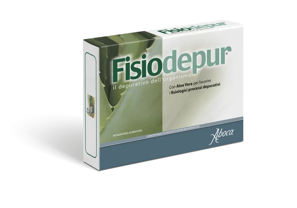 Aboca Fisiodepur - Concentrato Fluido Integratore Depurativo, 10 Flaconcini