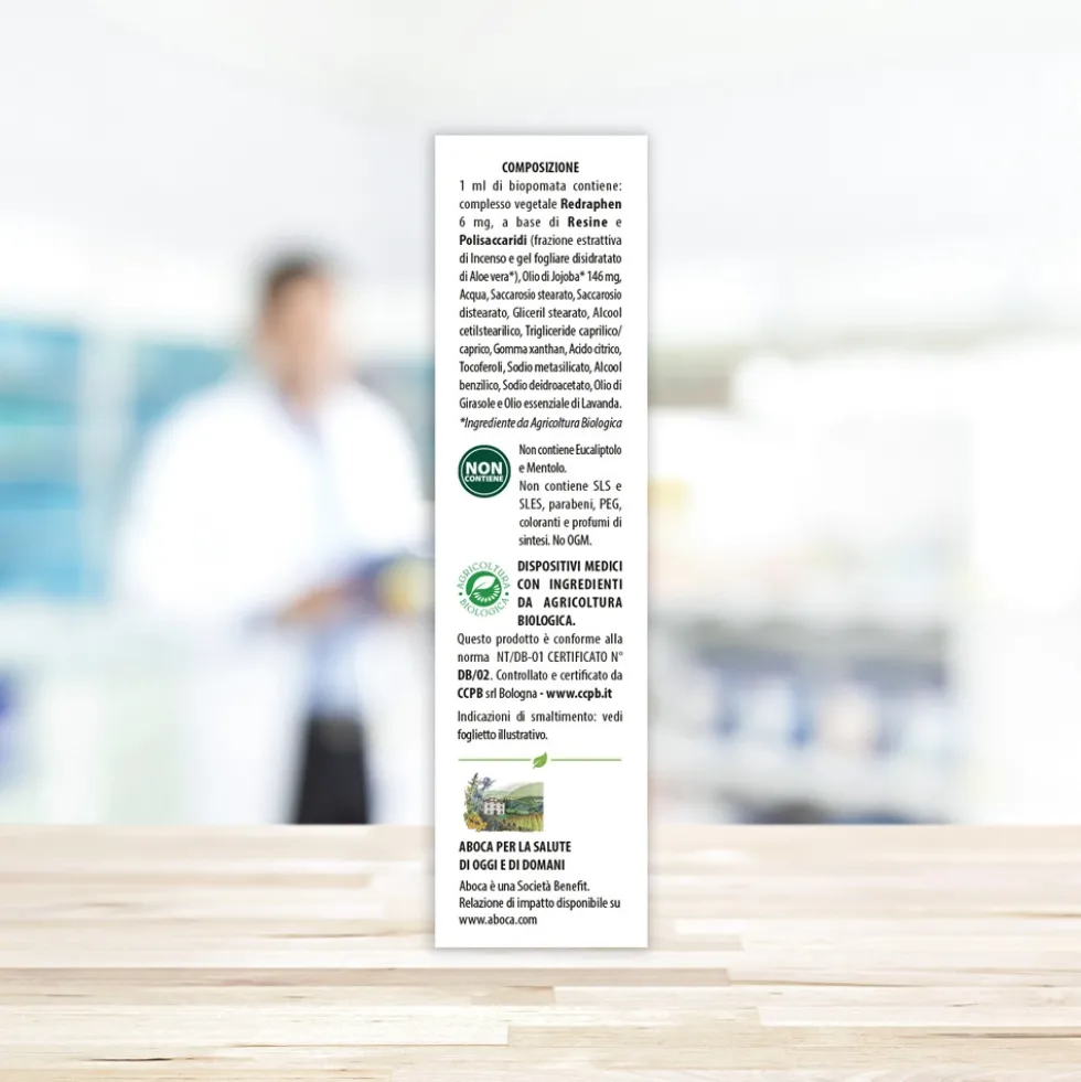Aboca Fitonasal Biopomata Dispositivo Medico Congestione Irritazione e Igiene Naso Vie Respiratorie, 10ml