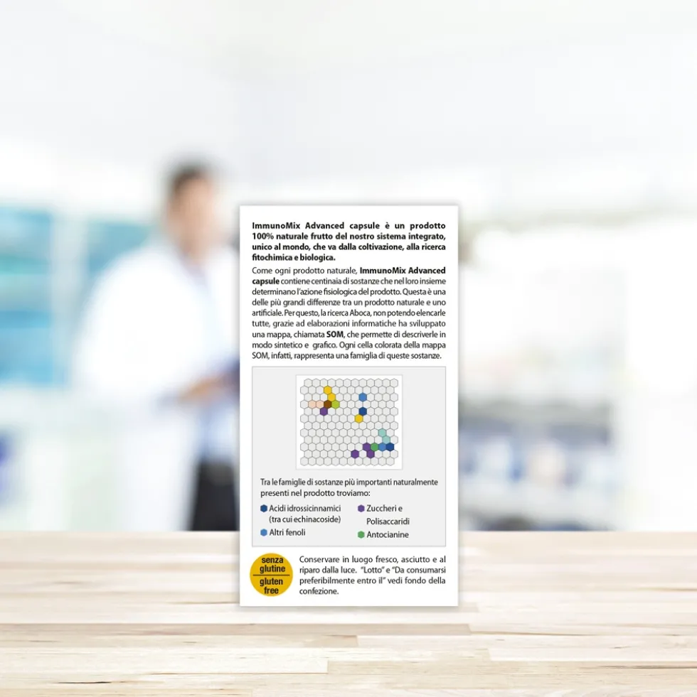 Aboca Immunomix Advanced Integratore Difese Immunitarie Difese dell’organismo, 50 Capsule