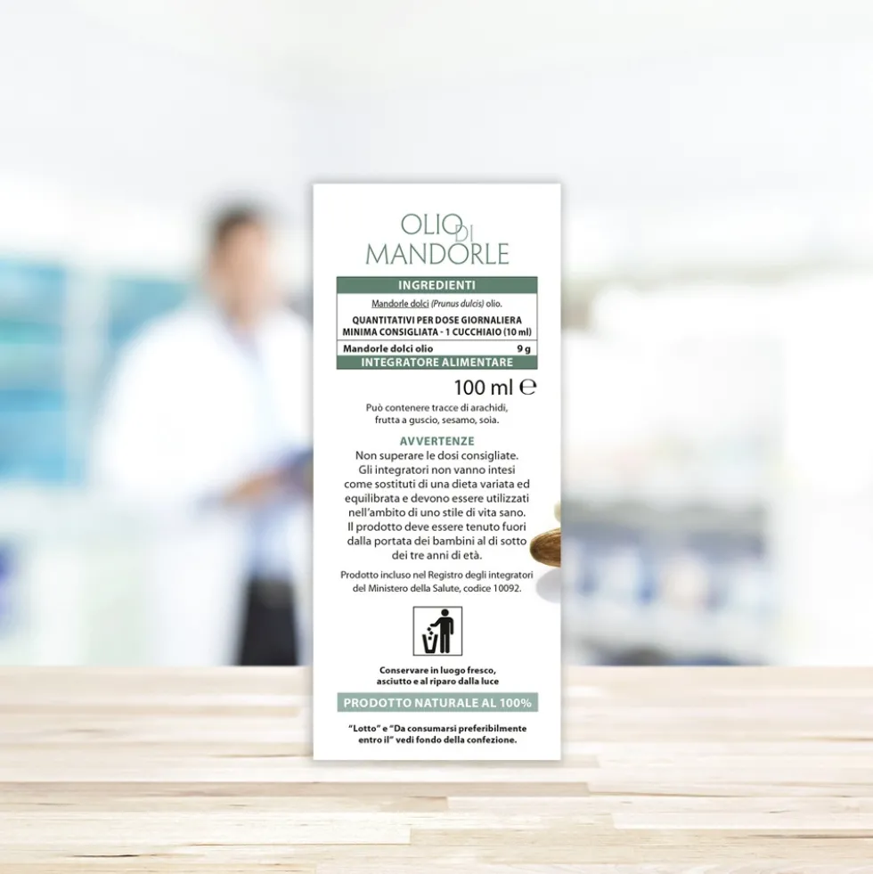 Aboca Mandorle Dolci Integratore Azione Emolliente per l'Intestino e la Pelle, 100ml