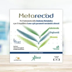 Aboca Metarecod - Dispositivo medico per la sindrome metabolica, 40 bustine granulari da 2,5 g