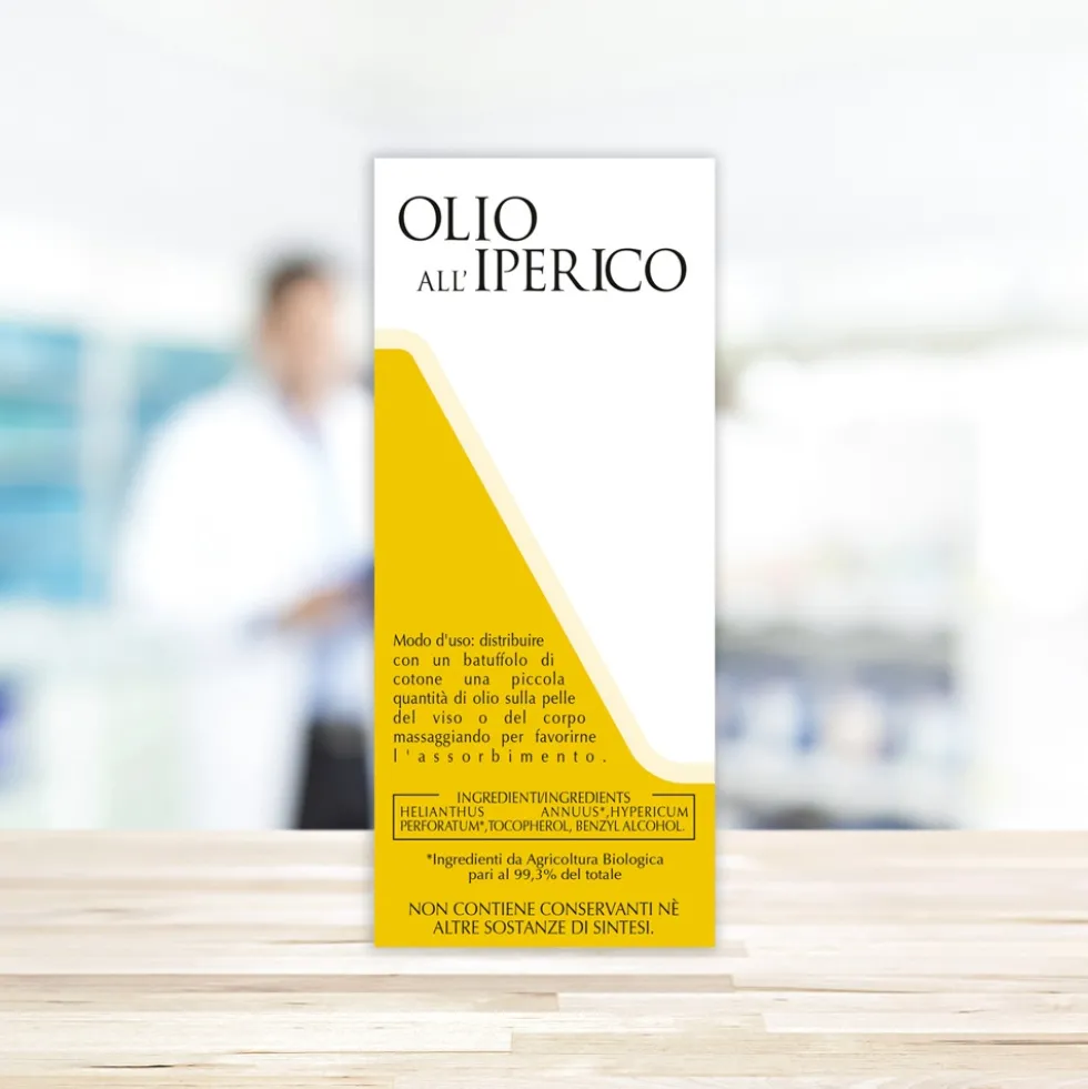 Aboca Olio All'iperico Cosmentico Biologico per Pelli Secche ed Arrossate, 100ml