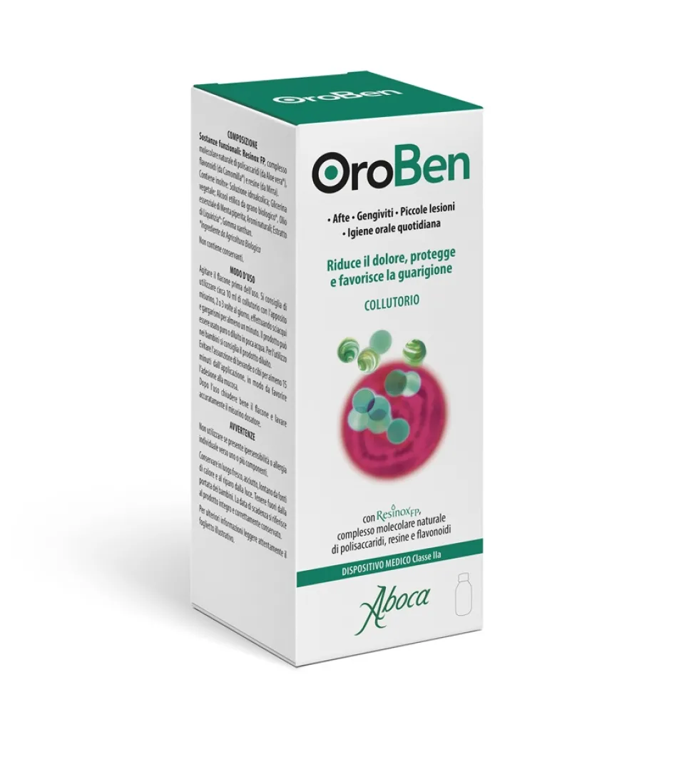 Aboca Oroben Collutorio Dispositivo Medico Salute della Bocca Salute della Bocca, 150ml