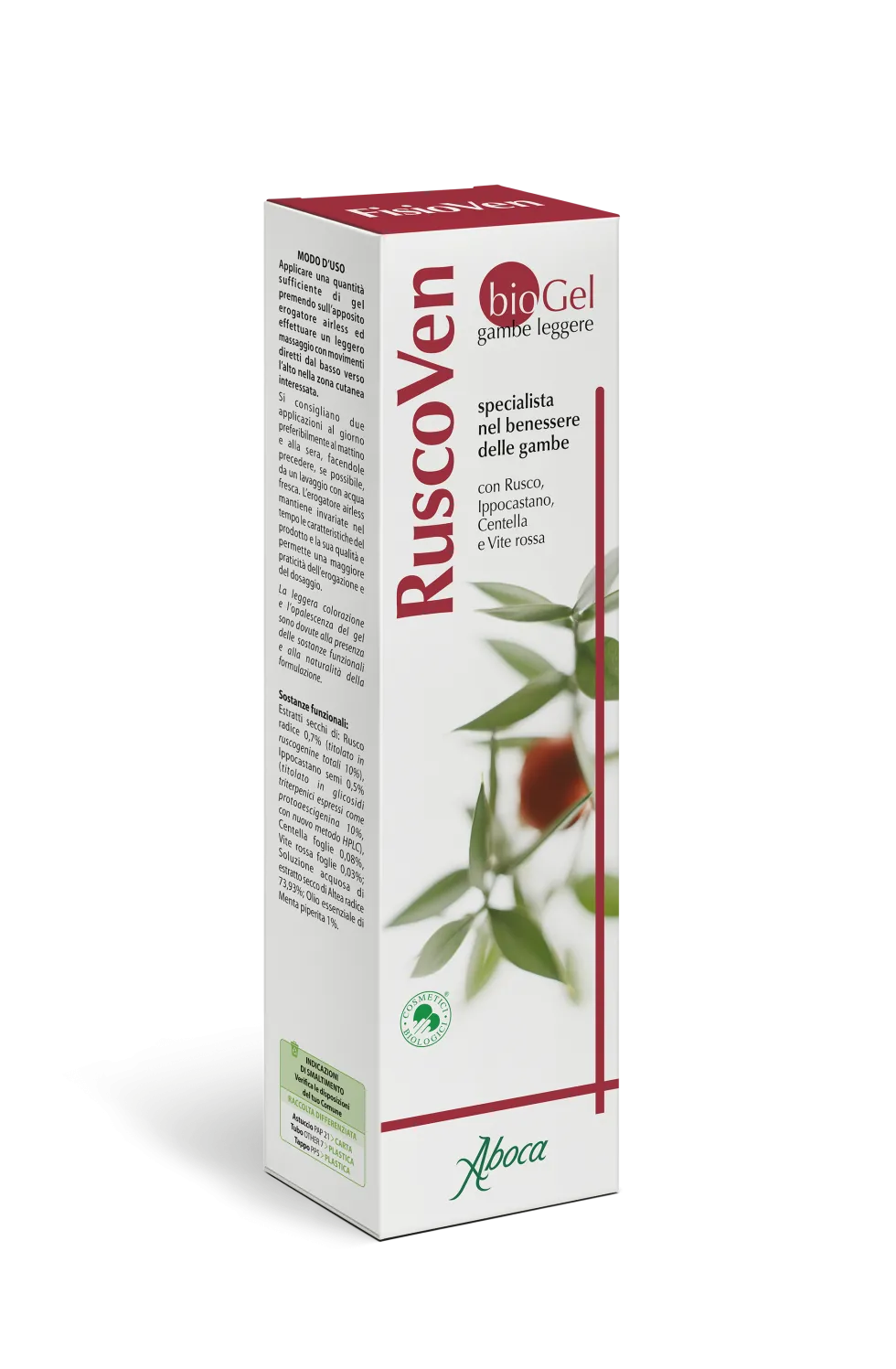 Aboca RuscoVen Biogel Benessere delle Gambe, 100ml
