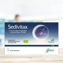 Aboca Sedivitax Tisana Integratore Disturbi del Sonno Sonno e Serenità, 20 Bustine