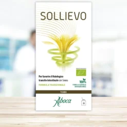 Aboca Sollievo Bio - Tisana biologica per il transito intestinale, 20 bustine