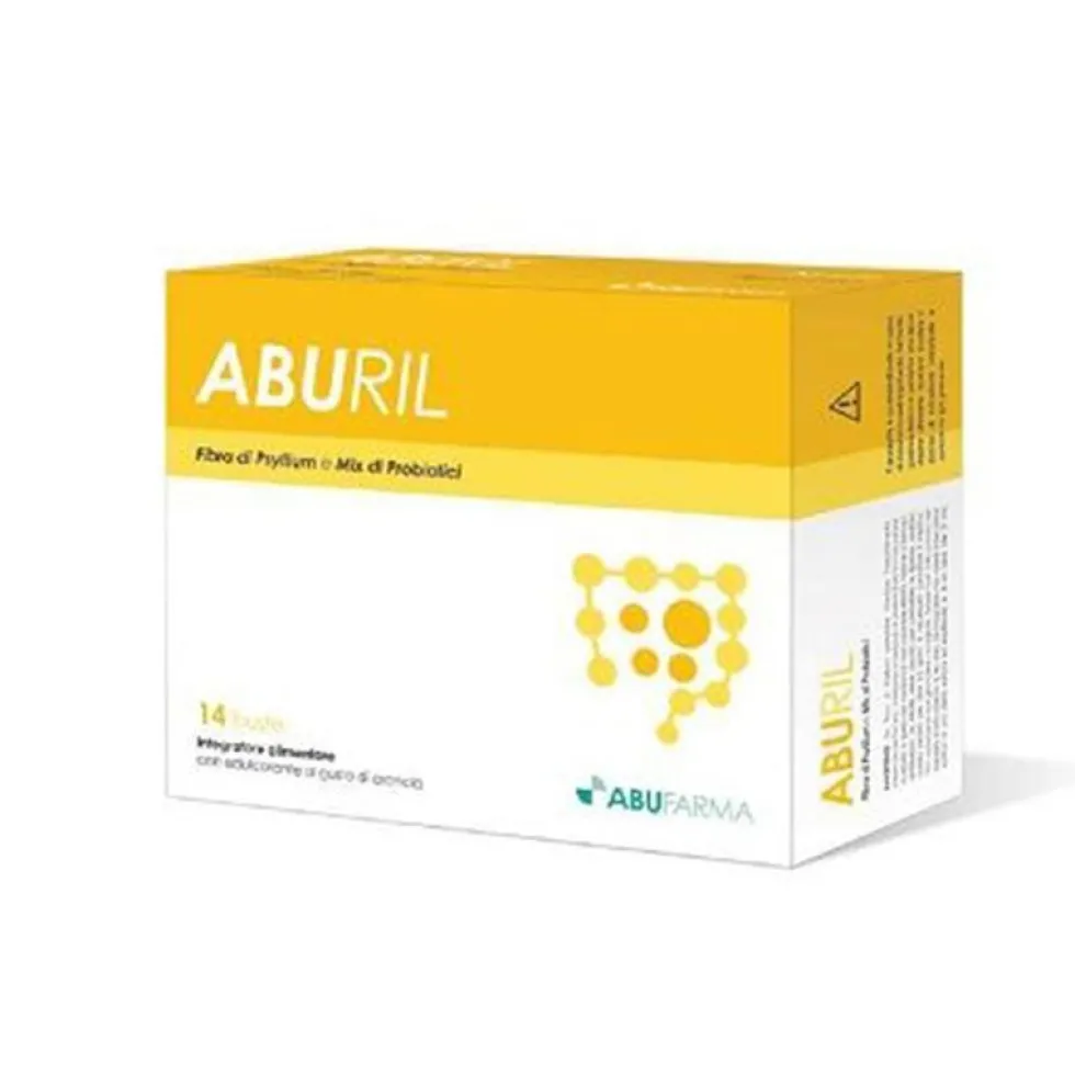 AbuFarma Aburil Integratore Flora Intestinale 14 Bustine