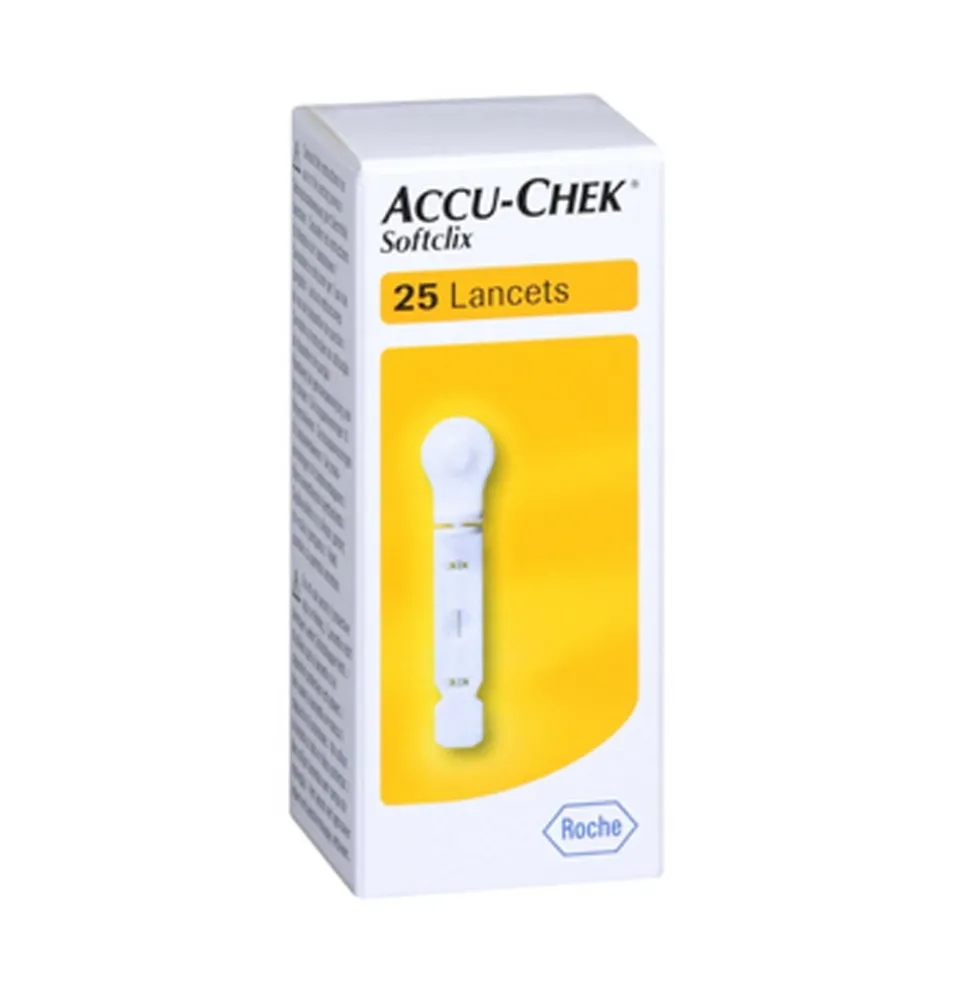 Accu-Chek SoftClix Pungidito Controllo Glicemia, 25 lancette pungidito