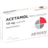Acetamol Prima Infanzia 125mg Paracetamolo Sipposte Febbre e Dolore, 10 Supposte