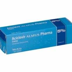 Aciclovir Alm 5% Crema Trattamento Herpes Simplex delle Labbra, 3g