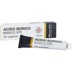 Acido Borico Mv 3% Unguento Antisettico e Antibatterico, 30g
