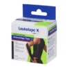 Actimove Leukotape K Tape Kinesiologico 5cm x 5 m colore Nero, 1 pezzo