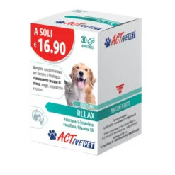 ACTivePET Benessere Relax Mangime Complementare per Cani e Gatti, 30 compresse appetibili