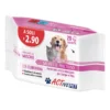 ACTivePET Salviette multiuso - Salviettine detergenti per cani e gatti, 20 salviette