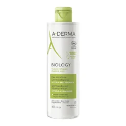 A-Derma Biology - Acqua Micellare Dermatologica Idra-Detergente, 400ml