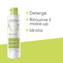 A-Derma Biology - Acqua Micellare Dermatologica Idra-Detergente, 200ml