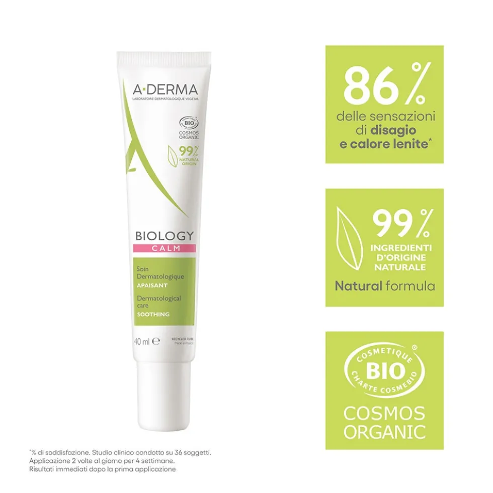 A-Derma Biology - CALM Trattamento Dermatologico Lenitivo, 40ml