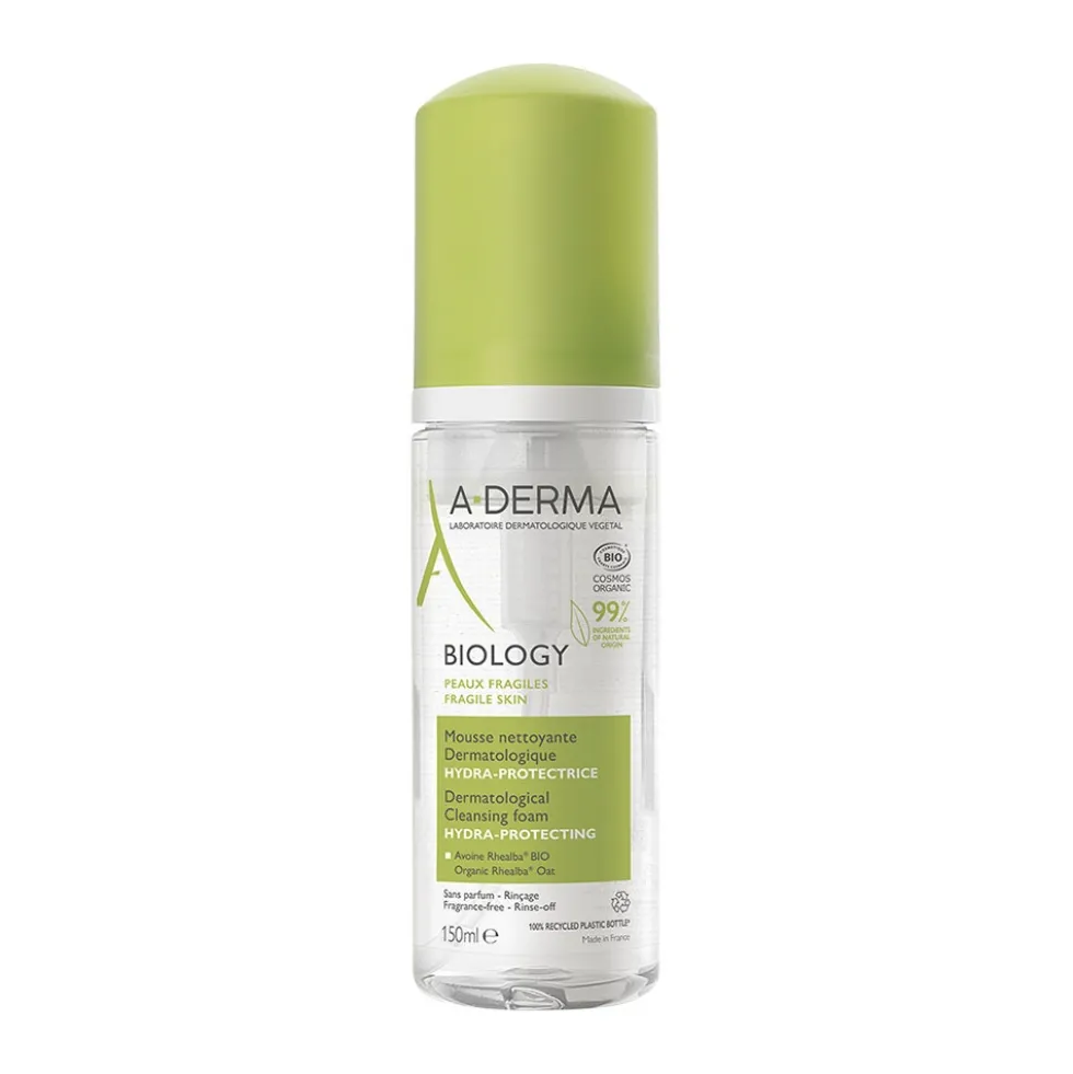 A-Derma Biology - Mousse Detergente Dermatologica Idra-Protettiva, 150ml