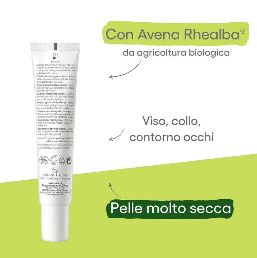 A-Derma Biology - NUTRI Trattamento Dermatologico Nutriente, 40ml