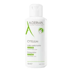 A-Derma Cytelium - Lozione assorbente lenitiva per asciugare e lenire la pelle irritata, 100 ml