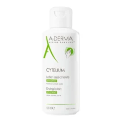 A-Derma Cytelium - Lozione assorbente lenitiva per asciugare e lenire la pelle irritata, 100 ml
