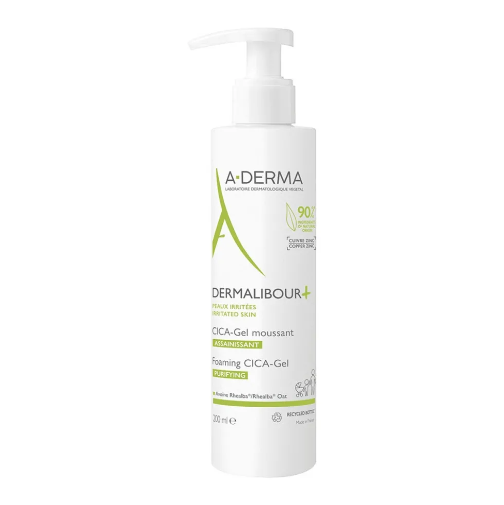 A-Derma Dermalibour+ - CICA-Gel Detergente, 200ml