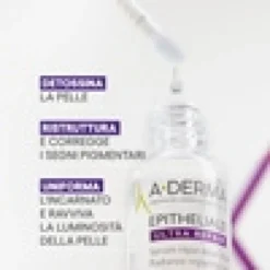 A-Derma Epitheliale Ultra Repair - Siero viso ristrutturante e illuminante contro le macchie, 30 ml