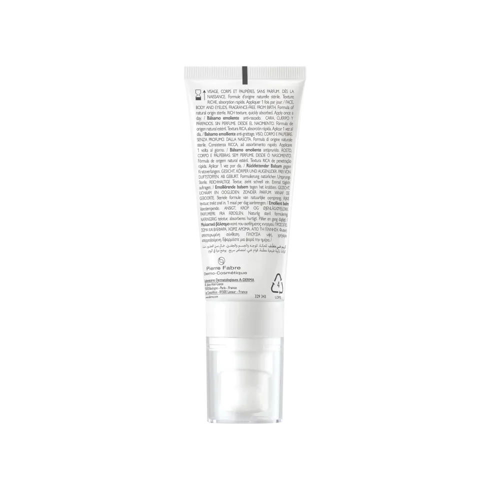 A-Derma Exomega - Allergo Balsamo Emolliente Cosmetico Sterile, 40ml