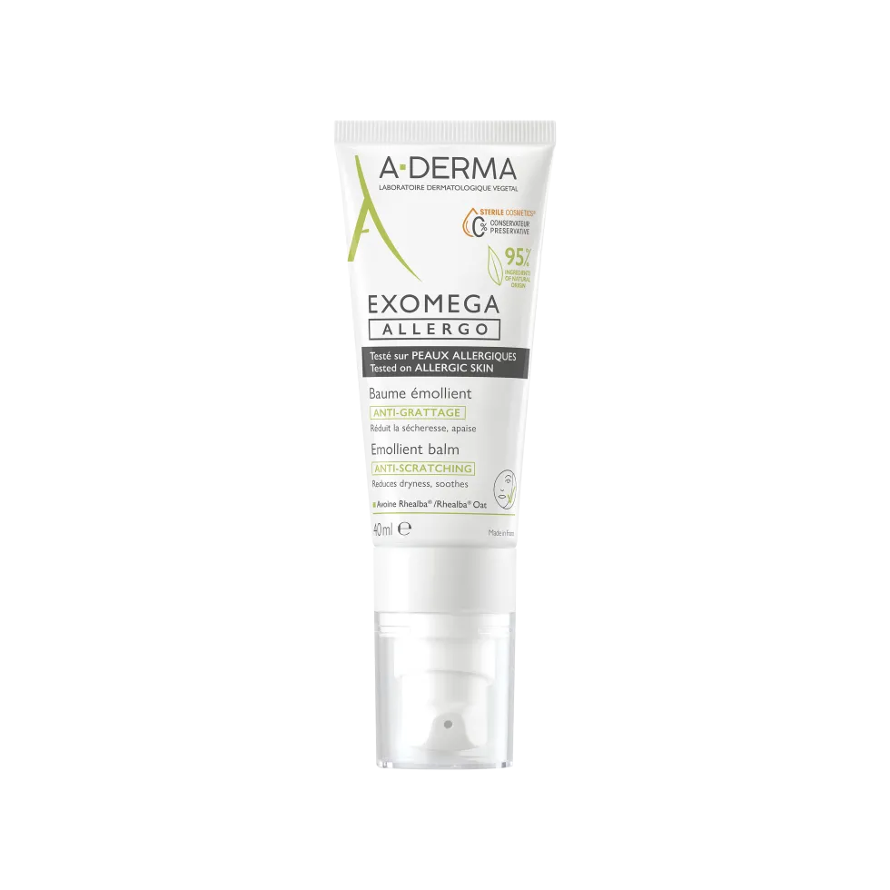 A-Derma Exomega - Allergo Balsamo Emolliente Cosmetico Sterile, 40ml