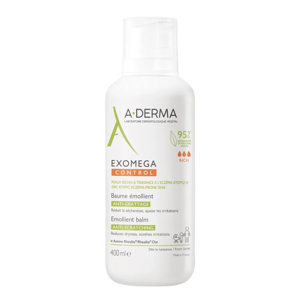 A-Derma Exomega Control - Balsamo Emolliente Cosmetico Sterile, 400ml
