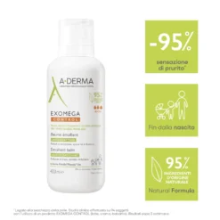 A-Derma Exomega Control - Balsamo Emolliente Cosmetico Sterile, 400ml