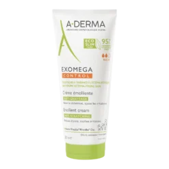 A-Derma Exomega Control - Crema Emolliente Anti-Grattage Pelle Secca e Atopica Prurito, 200ml