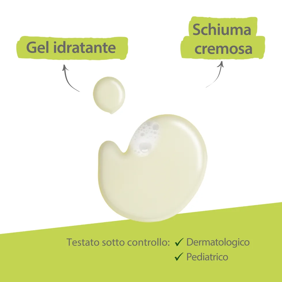 A-Derma Exomega Control - Gel Detergente Emolliente Viso e Corpo, 200ml