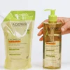 A-Derma Exomega Control - Olio Lavante Emolliente Eco Pack Flacone 500ml + Refill Eco Ricarica 500ml