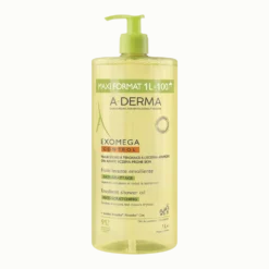 A-Derma Exomega Control Olio lavante emolliente per la pelle secca e atopica, 1 litro