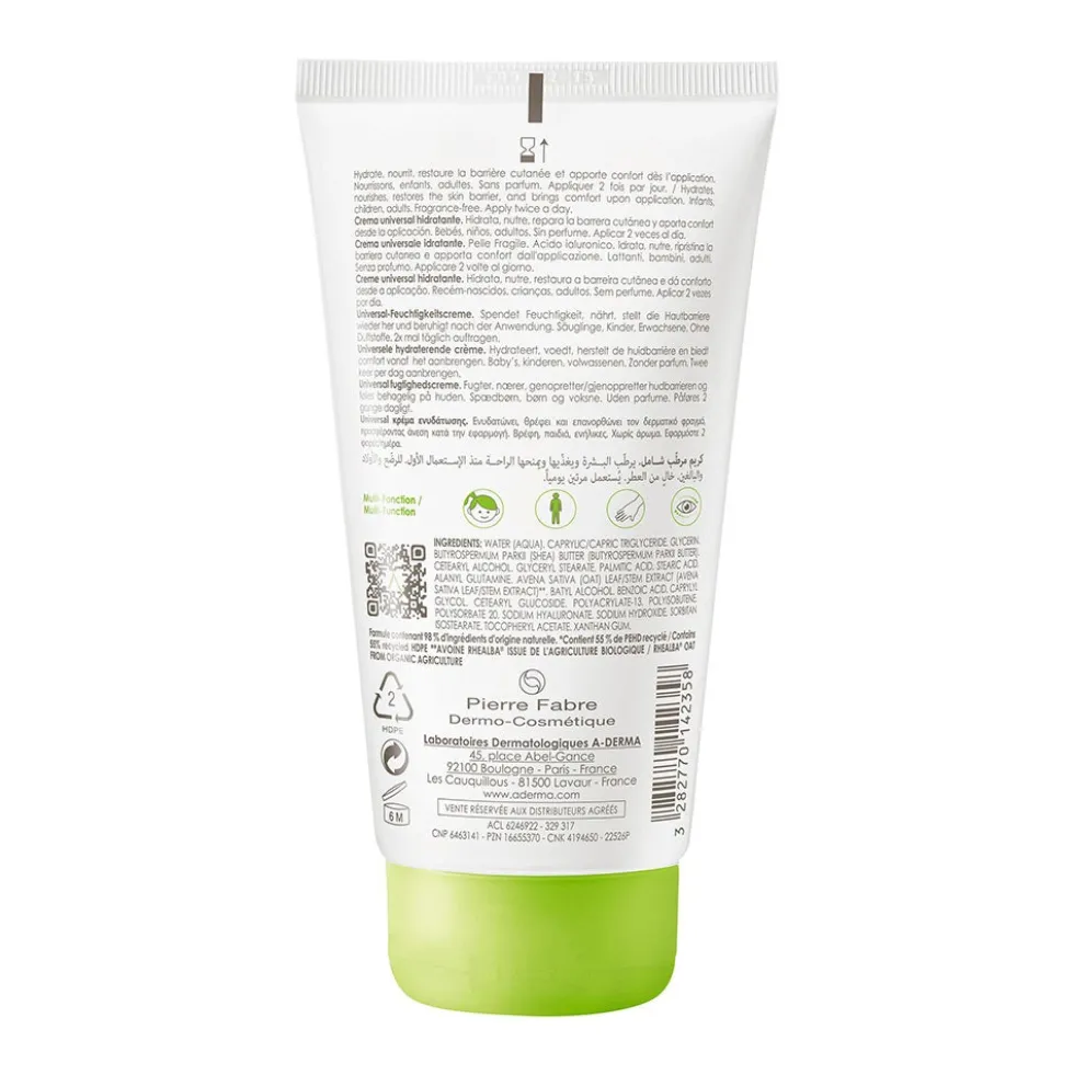 A-Derma Les Indispensables - Crema Universale Idratante, 150ml