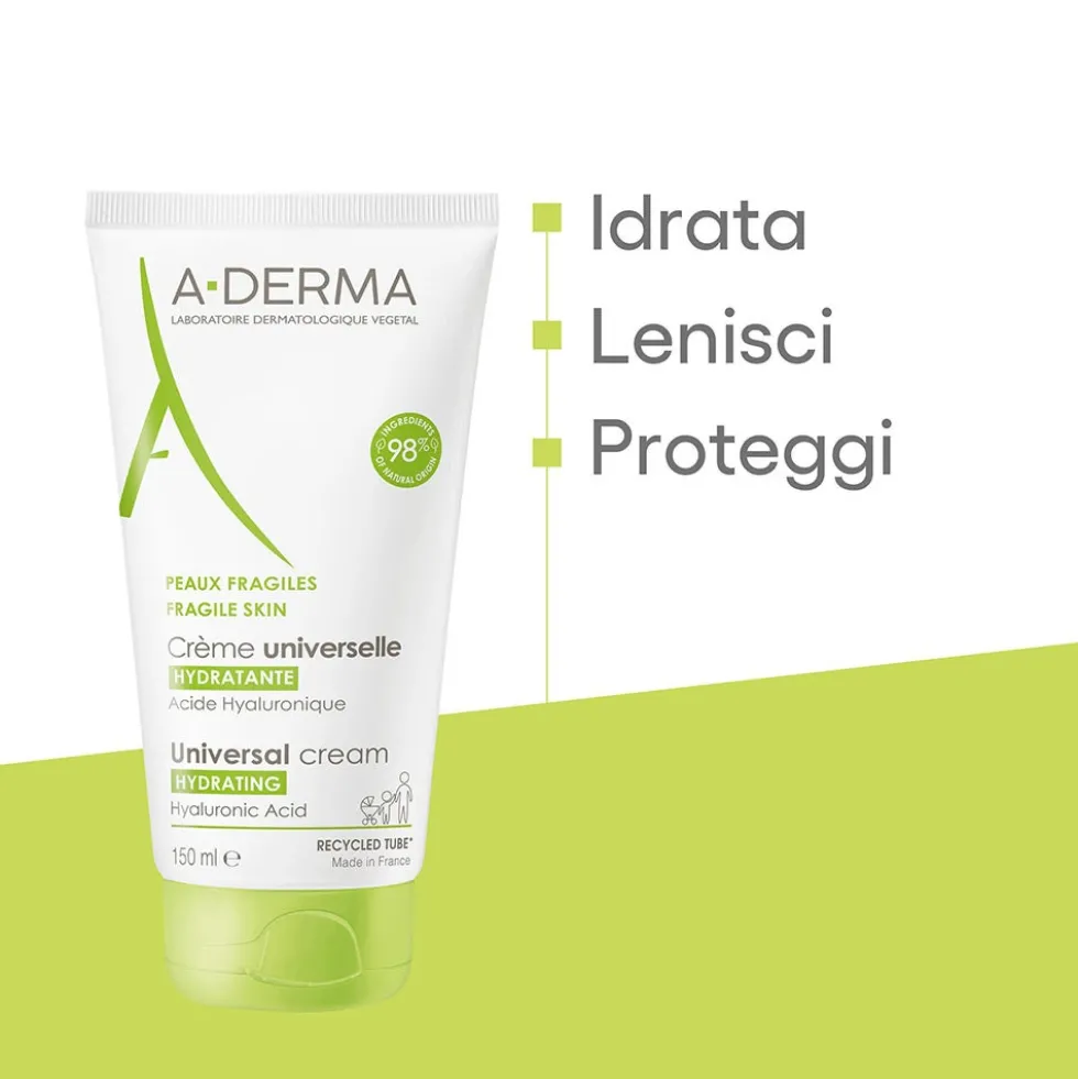 A-Derma Les Indispensables - Crema Universale Idratante, 150ml