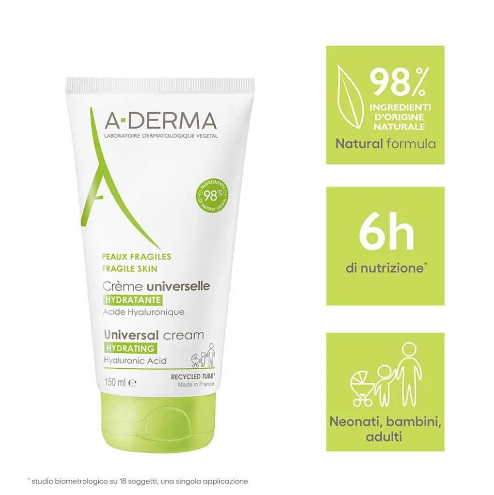 A-Derma Les Indispensables - Crema Universale Idratante, 150ml