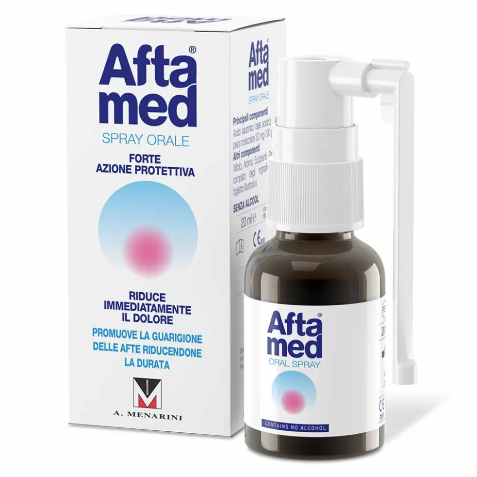 Aftamed Spray Orale Afte e Stomatiti Dispositivo Medico, 20ml