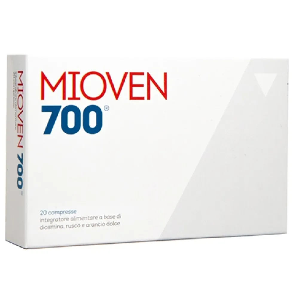 Agaton Mioven 700 - Integratore alimentare per il microcircolo e la circolazione, 20 compresse