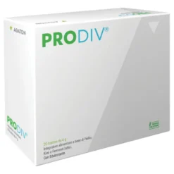 Agaton Prodiv Integratore per il transito e l'equilibrio della flora intestinale, 20 bustine